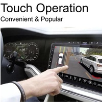 Android 10.1 fonction GPS 1080p 4 caméras mode vue 2D/3D 360 panoramique autour du système de surveillance de vue
