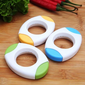 Abridor de huevos Multicolor, herramienta de Cascanueces Manual, cortador de huevos de acero inoxidable, rebanador de carcasa de huevo cocido crudo - Product Image 5