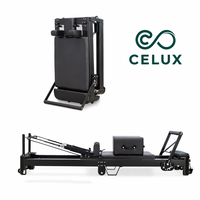 Reformer pliable en aluminium pour usage domestique et professionnel, charge maximale 150 kg, barre de pieds en aluminium à 6 ressorts, compact, pour salle de sport à domicile et studio, personnalisable