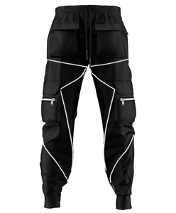 <span class=keywords><strong>Pantaloni</strong></span> Cargo da Uomo Stile Hip Hop, Comodi e Casual, Tinta Unita, Ecologici, per Allenamento e Jogging - Product Image 3