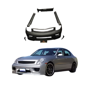Kit de Carrocería Estilo Maravilloso a <span class=keywords><strong>Precio</strong></span> de Mayoreo con Parachoques Delantero, Faldones Laterales y Difusor Trasero para <span class=keywords><strong>Infiniti</strong></span> <span class=keywords><strong>G35</strong></span> 4 Puertas 2003-2006 - Product Image 1