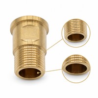 Composants de profil en U en laiton usinés par CNC, service de fabrication sur mesure de précision