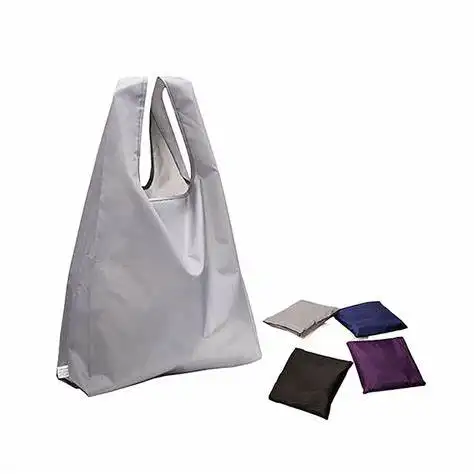 Foldable पुनरावृत्ति बैग नई रीसायकल RPET नायलॉन Foldable बैग ले जाना पीईटी प्लास्टिक की बोतल पुनर्नवीनीकरण पॉलिएस्टर