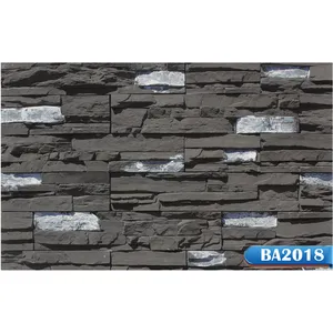 حجر ترفيهي إلكورونا BA2017، حجرية صناعية للتغطية للجدار الخارجي