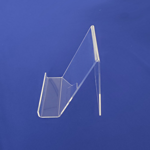 מעמד ספרים שקוף מודרני בצורת V, עשוי אקריליק, לתלייה על הקיר, לתצוגת מגזינים, תמונות ותקליטורים, ידידותי לסביבה - Product Image 6