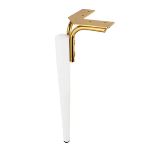 화이트 컬러 인기있는 디자인 가구 테이블 철 다리 장식 소파 다리 - Product Image 2