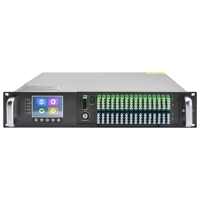 Amplificateur optique EDFA 16/32/64 ports avec WDM XPON XGPON XGS-PON SC/LC 20 21 22 23dB 1U/2U/ Rack Gestion WEB