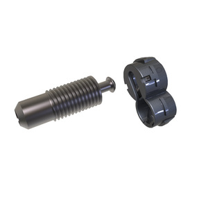 Connecteur rond 2-en-1 à clipser en acier au carbone POM, support d'étagère dissimulé pour armoires et placards, installation facile - Product Image 2