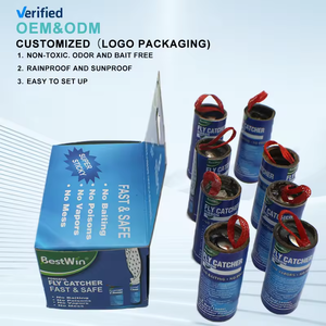 Tira de Papel Adhesivo para Moscas, Pegamento Fuerte, Adhesivo No Tóxico, Sólido, Desechable, Rollo de Cinta Atrapa Insectos Voladores - Product Image 4