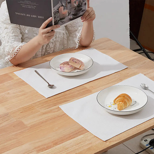 Napperons vierges avec impression <span class=keywords><strong>de</strong></span> logo personnalisé, sublimation, <span class=keywords><strong>table</strong></span> à manger, <span class=keywords><strong>table</strong></span> <span class=keywords><strong>de</strong></span> <span class=keywords><strong>noël</strong></span>, tapis <span class=keywords><strong>de</strong></span> <span class=keywords><strong>table</strong></span> en lin, sets <span class=keywords><strong>de</strong></span> napperons - Product Image 3