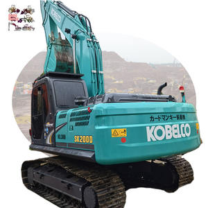 รถขุดตีนตะขาบ kobelco รถขุดไฮดรอลิกขนาดกลาง kobelco ญี่ปุ่น sk200 SK200-8 20ton - Product Image 1