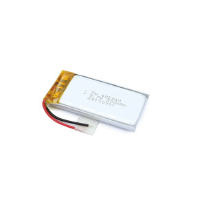 Hot sale rechargeable lithium polymer 300mAh <span class=keywords><strong>3</strong></span>,7 V 402040 LiPo battery - Product Image 3