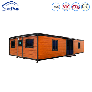 <span class=keywords><strong>Case</strong></span> <span class=keywords><strong>prefabbricate</strong></span> modulari di lusso da 40 piedi con 3 stanze, espandibili, con bagno e cucina, design moderno <span class=keywords><strong>per</strong></span> uso villa o officina - Product Image 1