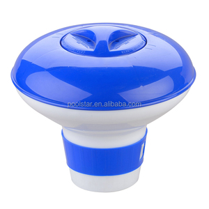 Distributeur de chlore flottant réglable pour piscine, pour comprimés de 3 pouces, distributeur de produits chimiques en plastique bleu pour piscine, accessoires de <span class=keywords><strong>spa</strong></span> - Product Image 1
