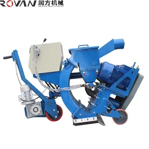 Floor shot blasting machine used for airport marking line cleaning