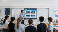 Tableau blanc électronique tout-en-un pour conférence de 65 pouces, écran tactile, téléviseur, projection 4K, formation en entreprise, réunion, tablette, enseignement