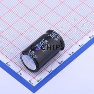 Condensateur électrolytique en aluminium à montage traversant CG102MHD25B, composant à montage traversant THT, D16xL25mm 16mm 25mm 2000 heures-105 ℃ - Product Image 2