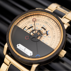 Quickshipment Bobo Bird Thiết Kế Mới Sản Phẩm Mens Sang Trọng Đồng Hồ Tùy Chỉnh 2020 Xu Hướng Gỗ Đồng Hồ Tùy Chỉnh - Product Image 3