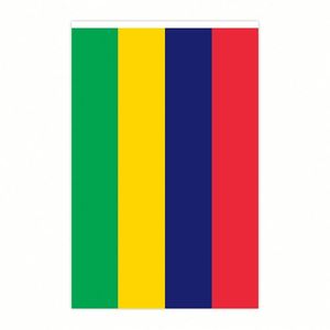 Wholesale 5.5x8 Inches Mauritius String Bunting <b>Flags</b> Indoor and Outdoor Display Accessories 20pcs/set - Product Image 2