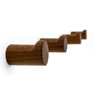 Creative Modern Wooden Wall <b>Hooks</b> <b>Single</b> Tier Multifunctional for Bathroom and Living Room - Product Image 3
