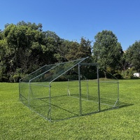 Nouvelle cage à volailles en métal imperméable, 4x3x2m, longue durée de vie