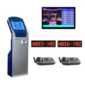 Sistema di Gestione Code Elettronico per Banche/Ospedali con Distributore di Biglietti e Display LED Principale con Numerazione dei Token - Product Image 1
