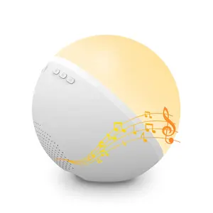 Senya-Pro lampu malam portabel, mesin suara baru 2023, lampu malam samping tempat tidur bayi menyusui Bluetooth Speaker 3-in-1 mesin kebisingan putih