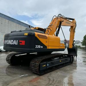 Excavadora Hyundai usada de alta calidad 2023 22 TON 1M excelente para equipos de construcción - Product Image 3