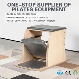 Ensemble d'entraînement complet Wunda <span class=keywords><strong>chaise</strong></span> Pilates <span class=keywords><strong>chaise</strong></span> chêne érable équipement de Fitness <span class=keywords><strong>Yoga</strong></span> Gym maison Studio corps réformateur Pilates utilisation - Product Image 1