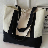 Bolso Tote de Lona con Retazos Gahumi a Precio de Mayoreo con Logo Personalizado, Bolso Ecológico de Moda para Exteriores de Fabricación Profesional a Medida