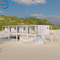 WinFair Luxe Personnalisé Préfabriqué Moderne Préfabriqué Modulaire à Bas Prix Maisons Conteneur Maisons Prix De Luxe À Faible Coût