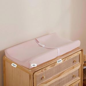 Draps pour berceau et lit d'enfant doux et respirants, ajustés 32''*16'', coussin de table à langer, housses de coussin de table à langer pour bébé - Product Image 3