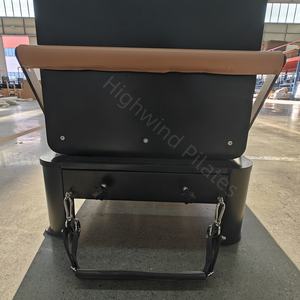 Prix de gros Formation professionnelle de yoga Lit noir pliable en aluminium Pilates Reformer Filding pour Yoga Pilates Gym Studio - Product Image 5