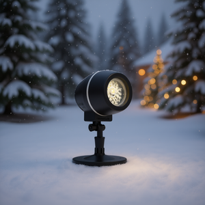 Projecteur LED de Noël, éclairage décoratif, blanc chaud 2700K, IP65, lumière de vacances extérieure, AC 110V, plastique, style moderne - Product Image 2