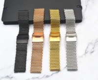Kualitas Bagus Kawat 1.2 mm Jaring Magnetik Baja Tahan Karat Tali Jam Tangan untuk Gelang Jam Tanpa Perlu Menyesuaikan Panjangnya