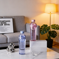 Bouteilles d'eau réutilisables Longstar Wholesale PC 260ml/500ml écologiques sans BPA avec couvercle à boire directement, infuseur à thé, anti-fuite, pour les voyages