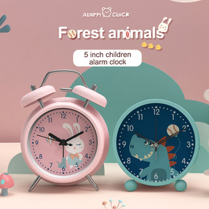 Vente chaude Non-tic-tac Vintage Classique Analogique Enfants Réveil avec Ningtlight pour Chambres Voyage Horloge Fort Twin Bell - Product Image 3