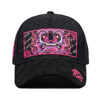 Gorra de Béisbol Unisex de 5 Paneles con Aplique Personalizado, Logotipo Bordado en 3D, Estructurada, 100% Algodón, Visera de Lona, Cierre de Hebilla