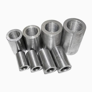 Manchon de fixation mécanique en acier au carbone de 12 à 50 mm, fabrication en usine, coupleur fileté à entraînement unidirectionnel, poli - Product Image 1