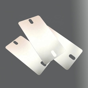Plaque marqueur pour câble électrique, 9.5mm x 89mm, Type 316, en acier inoxydable - Product Image 6