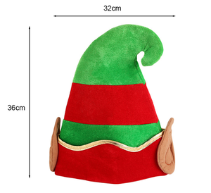 Nuevo Sombrero de Elfo con Campana Curva para Mascotas, Gorro de Navidad Engrosado para Disfraces de Mascotas - Product Image 3