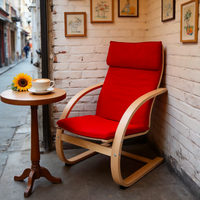Produits les plus vendus sur Alibaba : fauteuil moderne en bois massif avec siège confortable pour la maison, le bureau, le salon