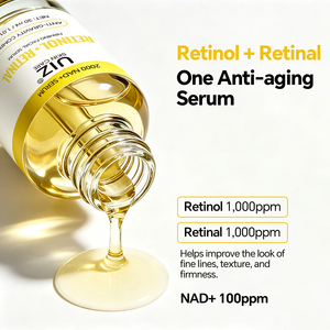 Sérum Double <span class=keywords><strong>Rétinoïde</strong></span> au Rétinol et NAD+ Personnalisé en Usine, Anti-Âge, Raffermissant, Lissant la Peau, Anti-Rides, Essence Faciale 30ml - Product Image 2