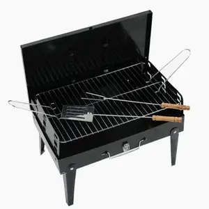 Modern Style mini tabletop barbecue folding portable charcoal grills bbq outdoor for camping