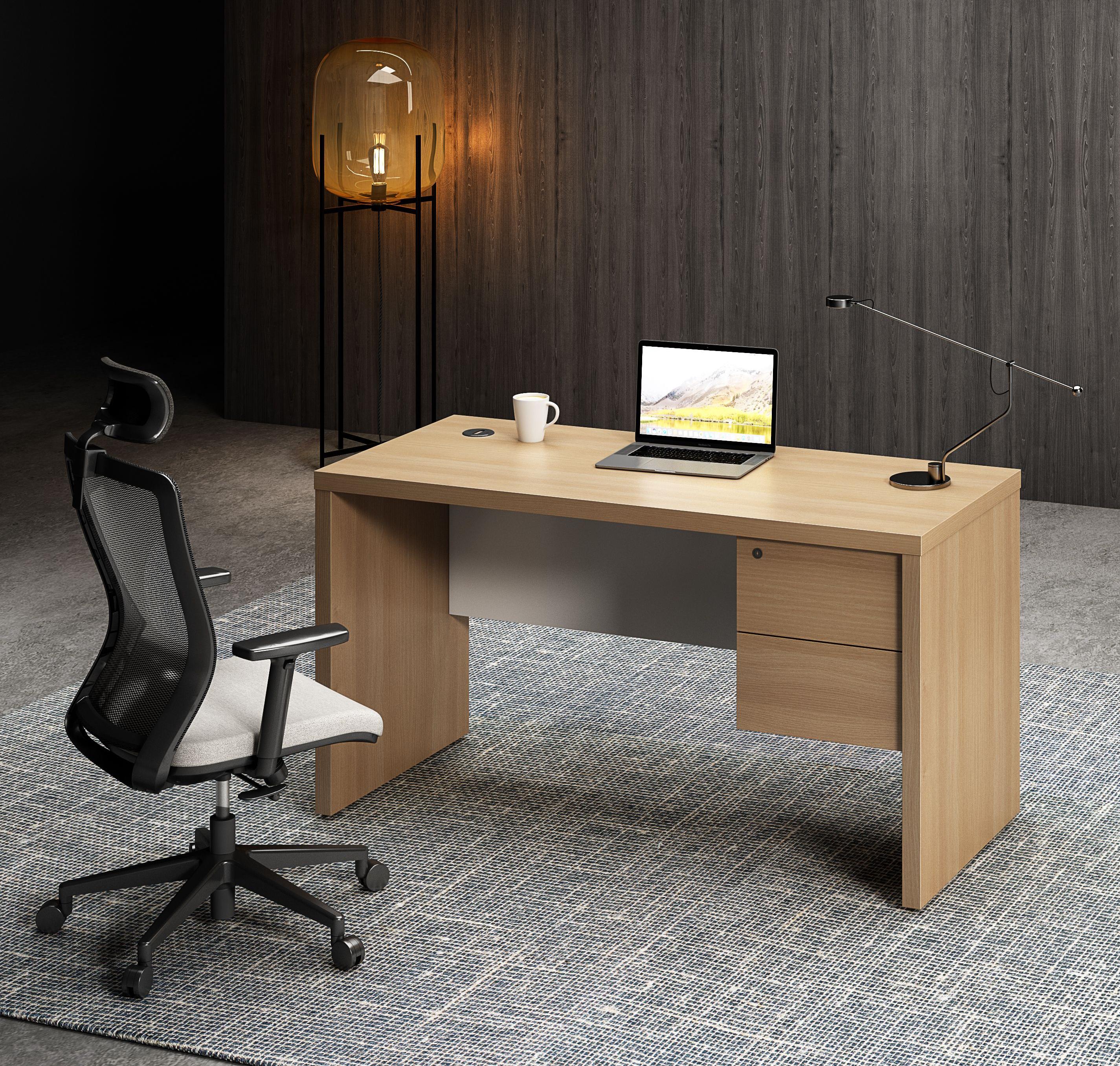 Modern Small Office Table and Chairs Wooden Durable