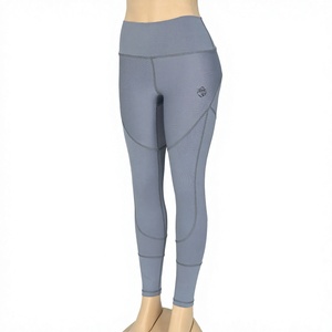 Leggings de Yoga de Cintura Alta de Primera Calidad, Sólidos, con Elasticidad en Cuatro Direcciones y Tela Transpirable, Diseño de Cintura Elástica - Product Image 1