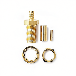Conector hembra SMA para cable RG174 chapado en oro 2 piezas - Product Image 3