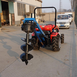 Machine à creuser au boutonnière, couleur bleue, avec moteur, pour usage agricole, plantation d'arbres - Product Image 3