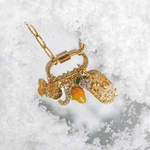 18K oro placcato in acciaio inox stella di mare e tartaruga ciondolo spiaggia stile zircone gioielli per la creazione di collana fai da te - Product Image 4