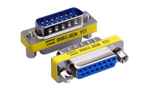 Alta calidad Db15 macho <span class=keywords><strong>a</strong></span> Db15 hembra <span class=keywords><strong>cambiador</strong></span> <span class=keywords><strong>de</strong></span> género azul, mini adaptador <span class=keywords><strong>de</strong></span> extensión VGA - Product Image 5